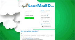 Desktop Screenshot of learnmeded.com