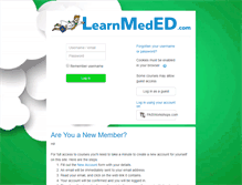 Tablet Screenshot of learnmeded.com